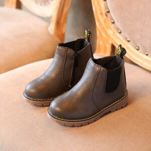 Retro Children's Shoes Autumn and Winter Martin Boots Fashion Children's Cotton Shoes